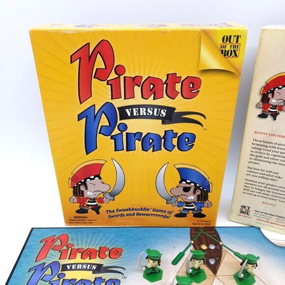 Pirate Versus Pirate Game 2 to 3 Players Out of the Box Age 8+ Family Complete - Picture 2 of 12